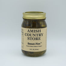 Sweet Fire Bread & Butter Pickles & Jalapeños | Amish Country Store | 16 oz