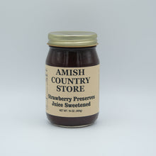 Juice-Sweetened Strawberry Preserves | Amish Country Store | 16 oz