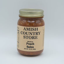 Peach Salsa | Medium Sweet Heat Salsa | Amish Country Store | 16 oz