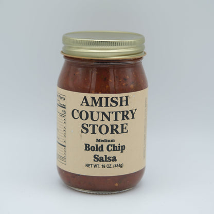 Bold Chip Salsa | Roasted Pepper Salsa with a Kick | 16 oz