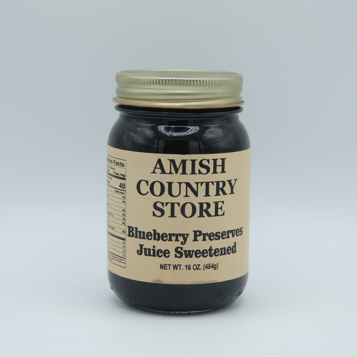 Juice-Sweetened Blueberry Preserves | 16 oz