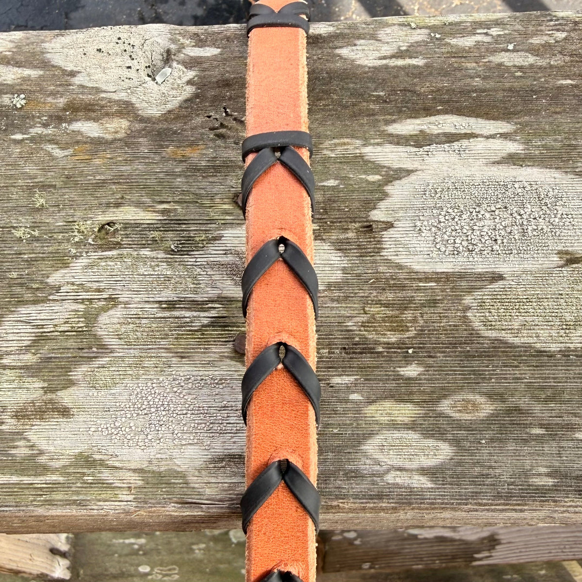 Leather Laced Barrel Reins