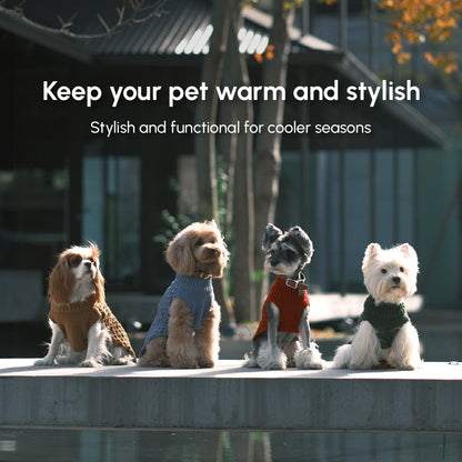 Pet Sweater Vest - Green
