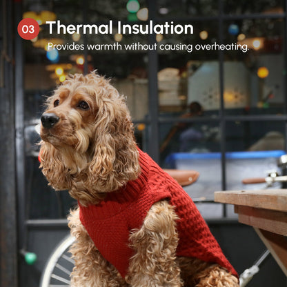 Pet Sweater Vest - Red