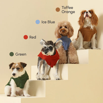 Pet Sweater Vest - Ice Blue