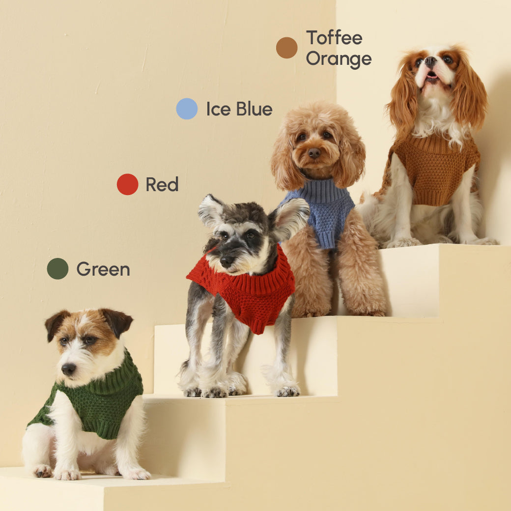 Pet Sweater Vest - Red