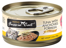 Fussie Cat Premium- Tuna With Anchovies Formula In Aspic  (2.82oz)