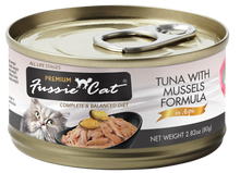 Fussie Cat Premium- Tuna With Mussels Formula In Aspic (2.82oz)
