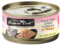 Fussie Cat Premium- Tuna With Shrimp Formula In Aspic (2.82oz)