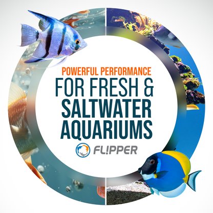 Flipper Edge Limited Edition Clownfish 2 in 1 Floating Magnetic Aquarium Algae Cleaner (STANDARD)