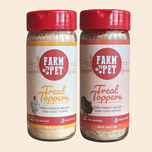Chicken and turkey dog food topper jars bundle for nutritious pet meal enhancement