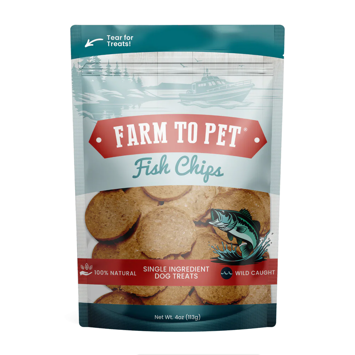 Farm To Pet Fish Chips (4oz)