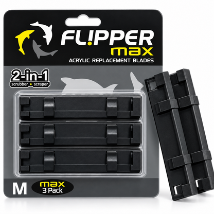 Flipper Max ABS Replacement Blades 3 Pack - Acrylic Tanks