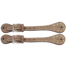 Cream Buckstitch Spur Straps