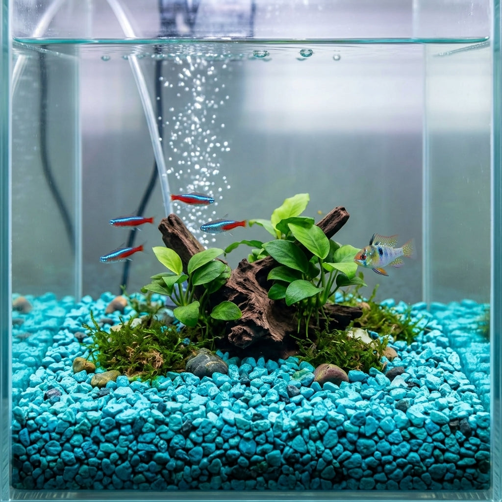 Spectrastone Special Turquoise Gravel for Freshwater Aquarium 5lbs.