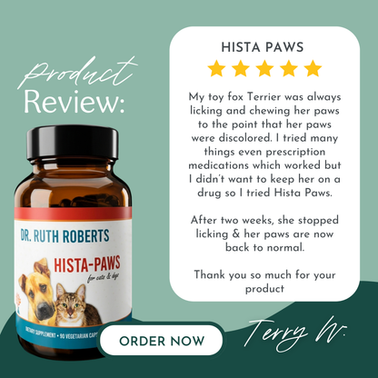 Hista Paws with Quercetin for Dogs and Cats