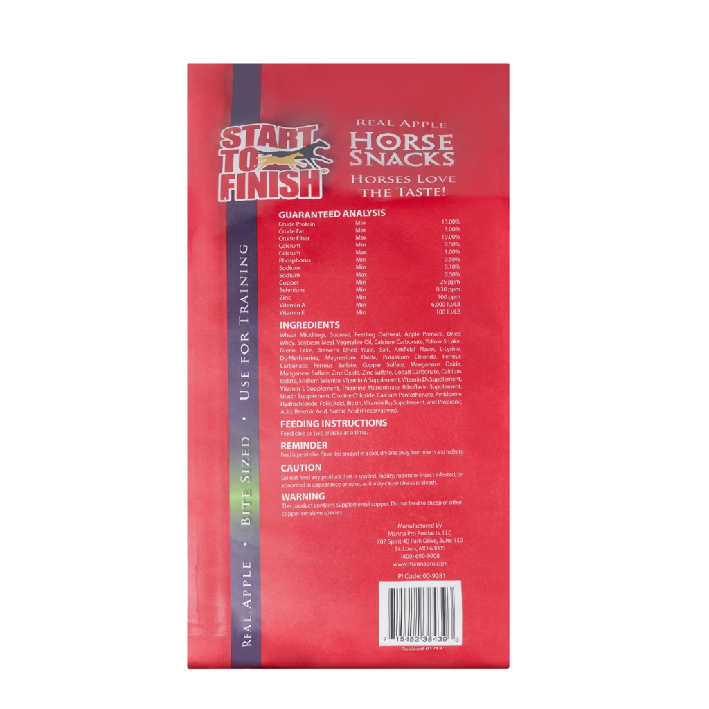 Start to Finish Bite-Sized Horse Snacks (5 lb)