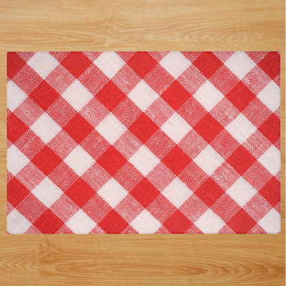 Pet Playpen Floormat, Red Picnic