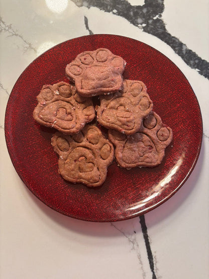 Crunchy Beetalicious Paws | Organic Beet Dog Treats