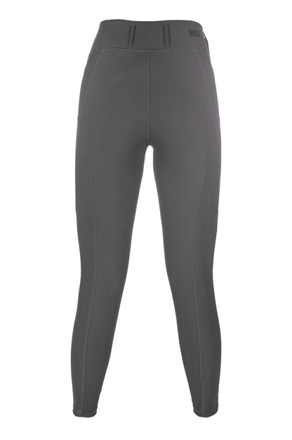 HKM Jil High Waist- Sil. Knee Patch Ladies Riding Leggings