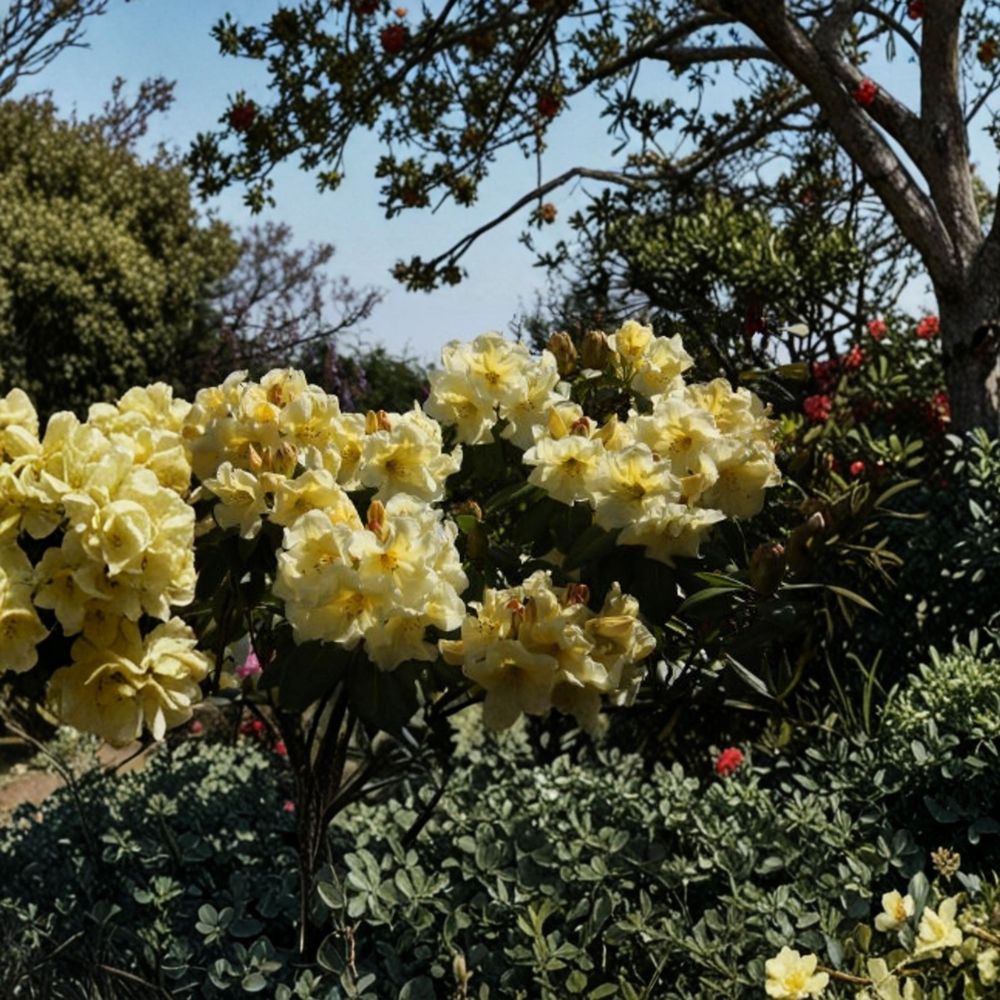 Rhododendron ‘Karen Triplett’ Evergreen Shrub with Yellow Blooms | Cold Hardy #2 Container Plant