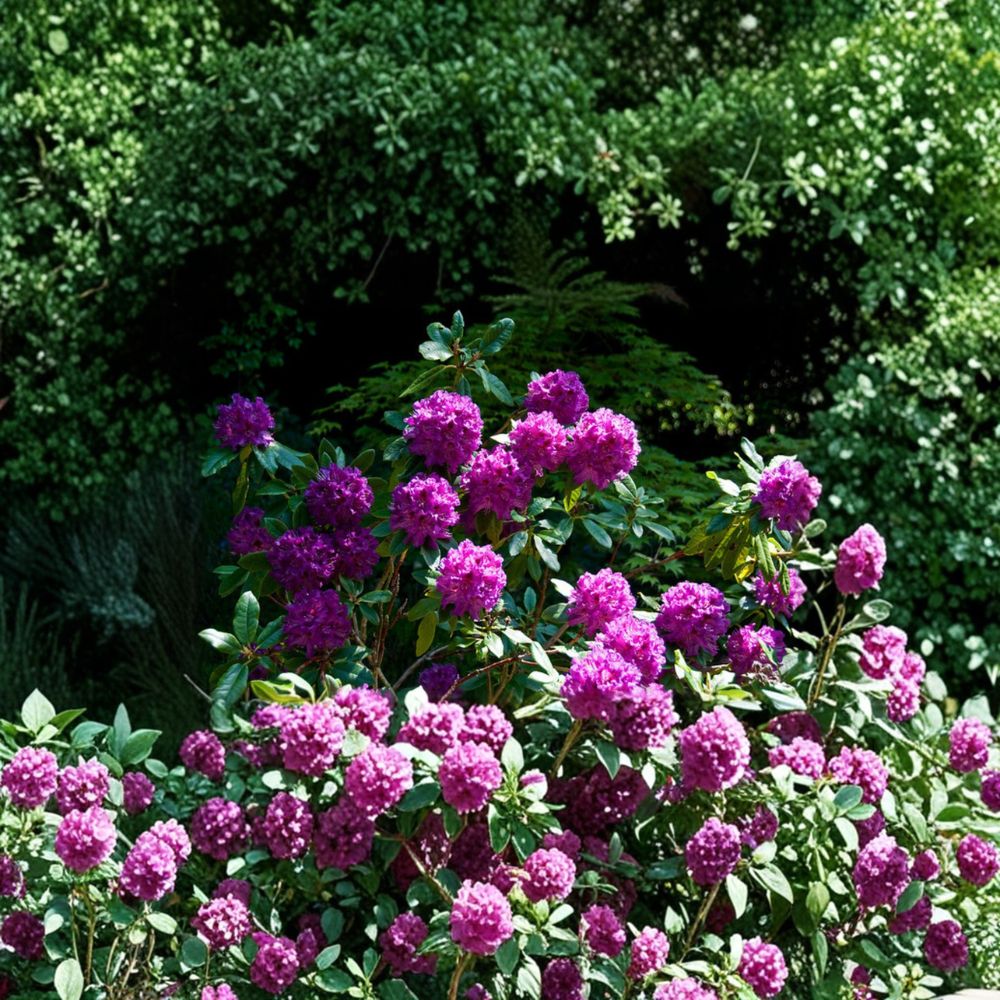Rhododendron ‘Colonel Coen’ Live Evergreen Shrub with Purple Blooms | Hardy Landscape Rhododendron 18–21 Inches Wide