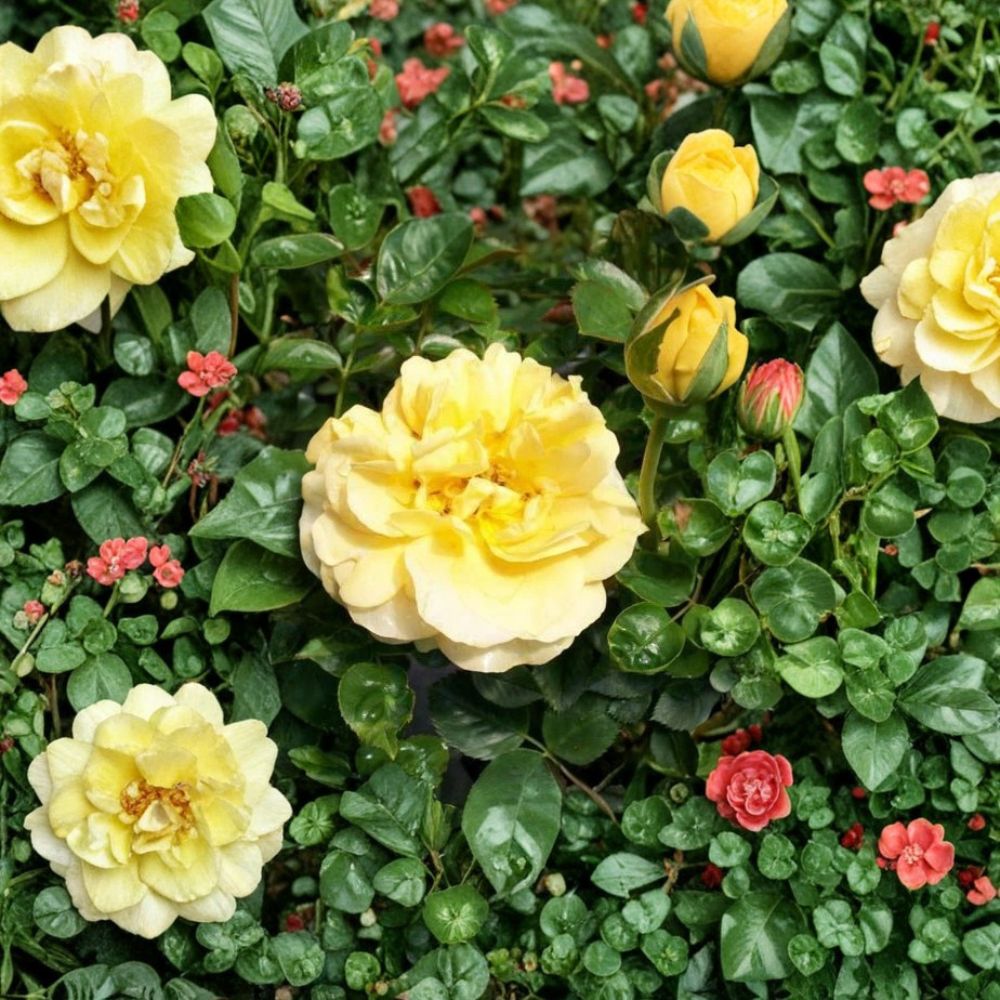 Julia Child® Floribunda Rose Live Plant | 2 Gallon Award-Winning Rosa hybrida