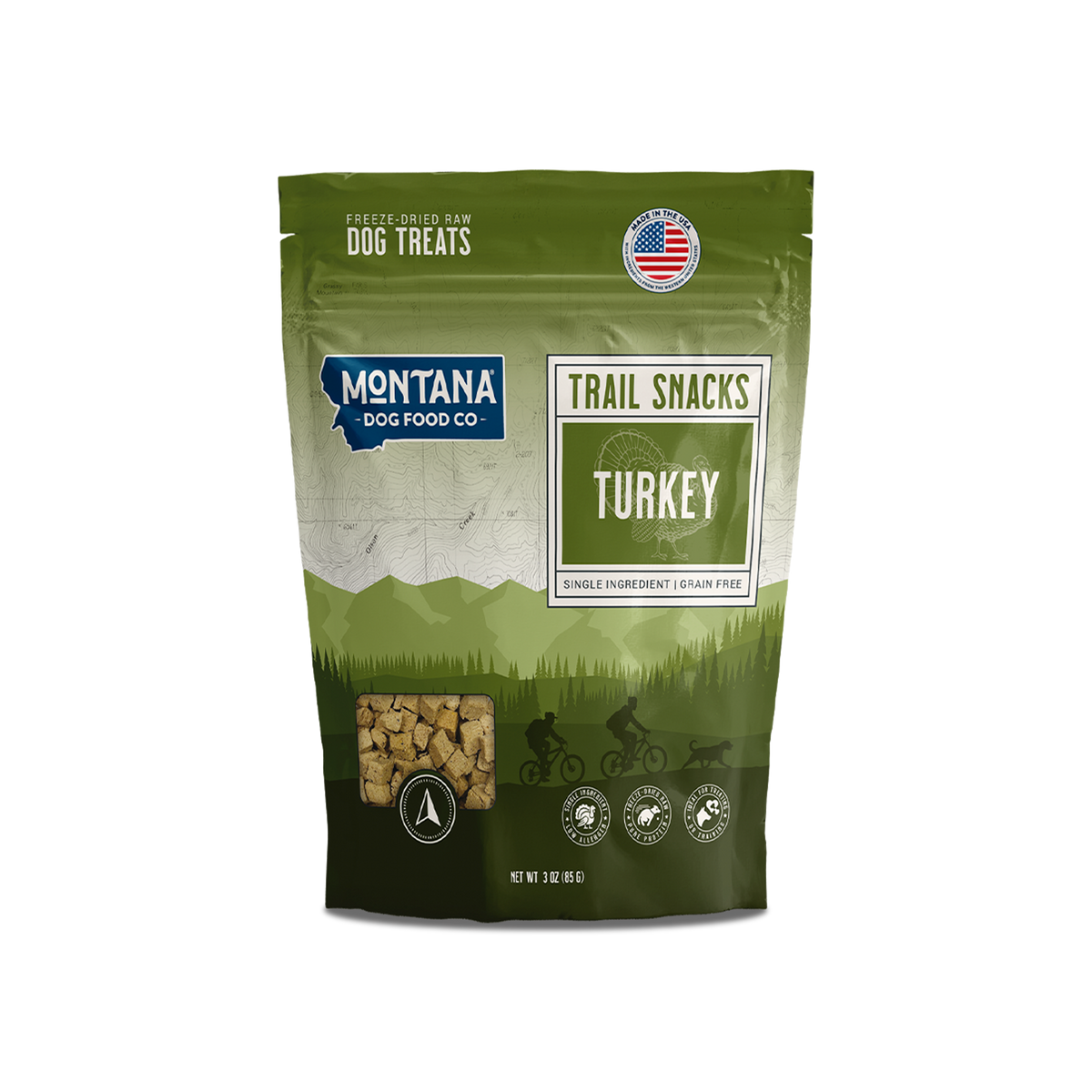 Turkey Liver freeze-dried raw dog treats 3oz preserving nutrition and flavor