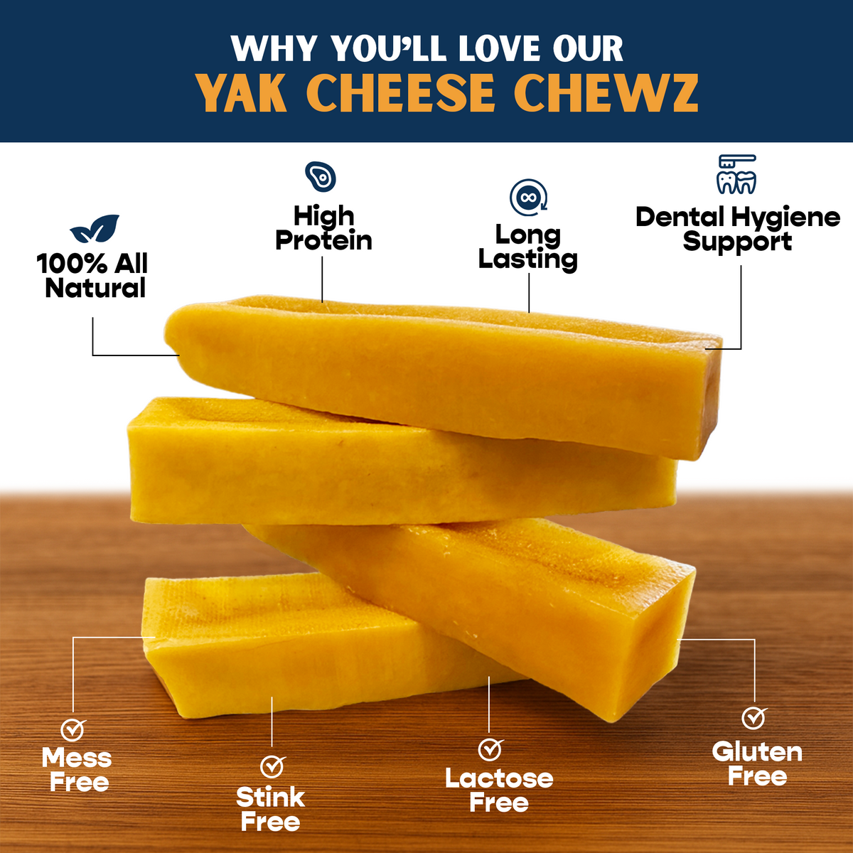 Large Yak Cheese w/ Tag
