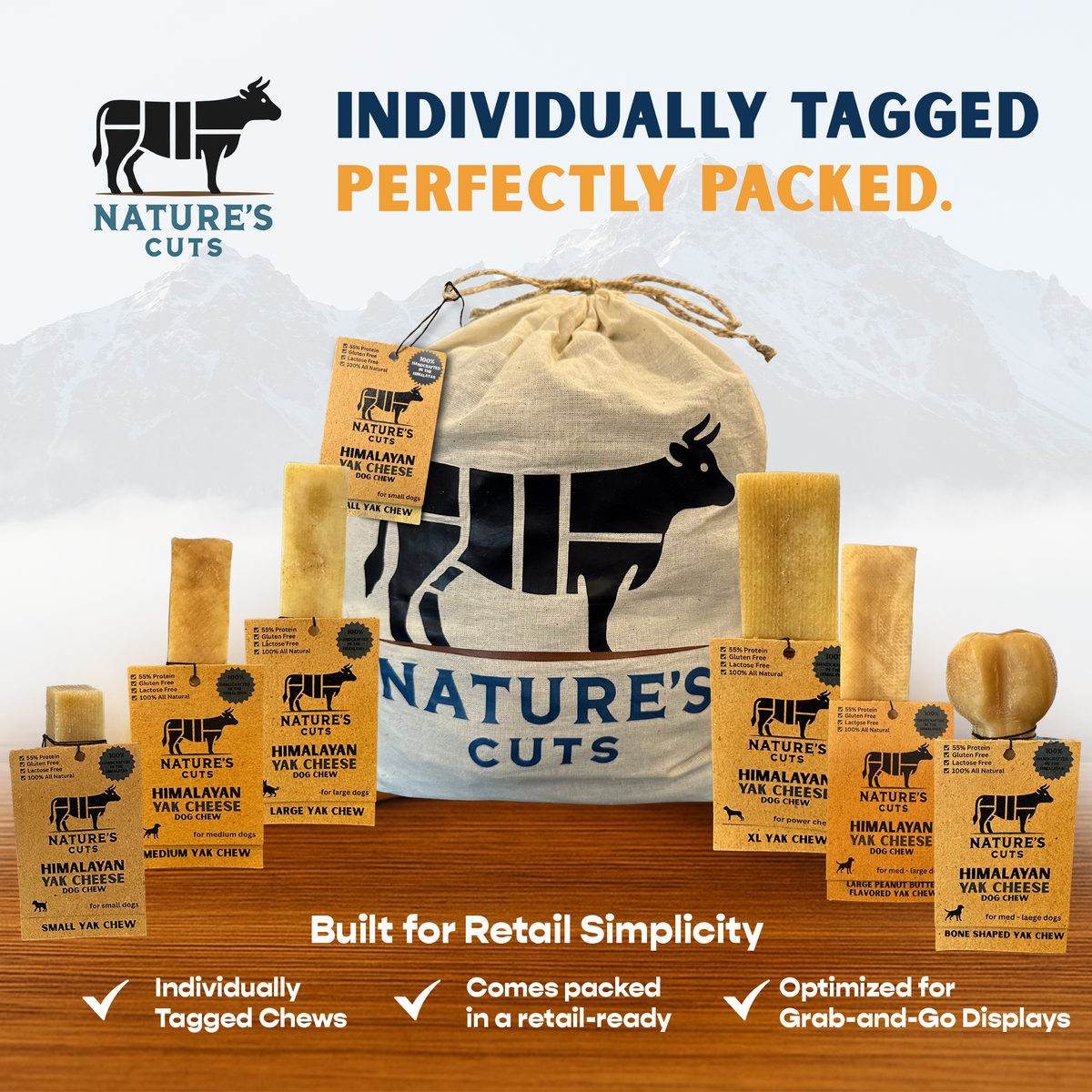 Large Yak Cheese w/ Tag