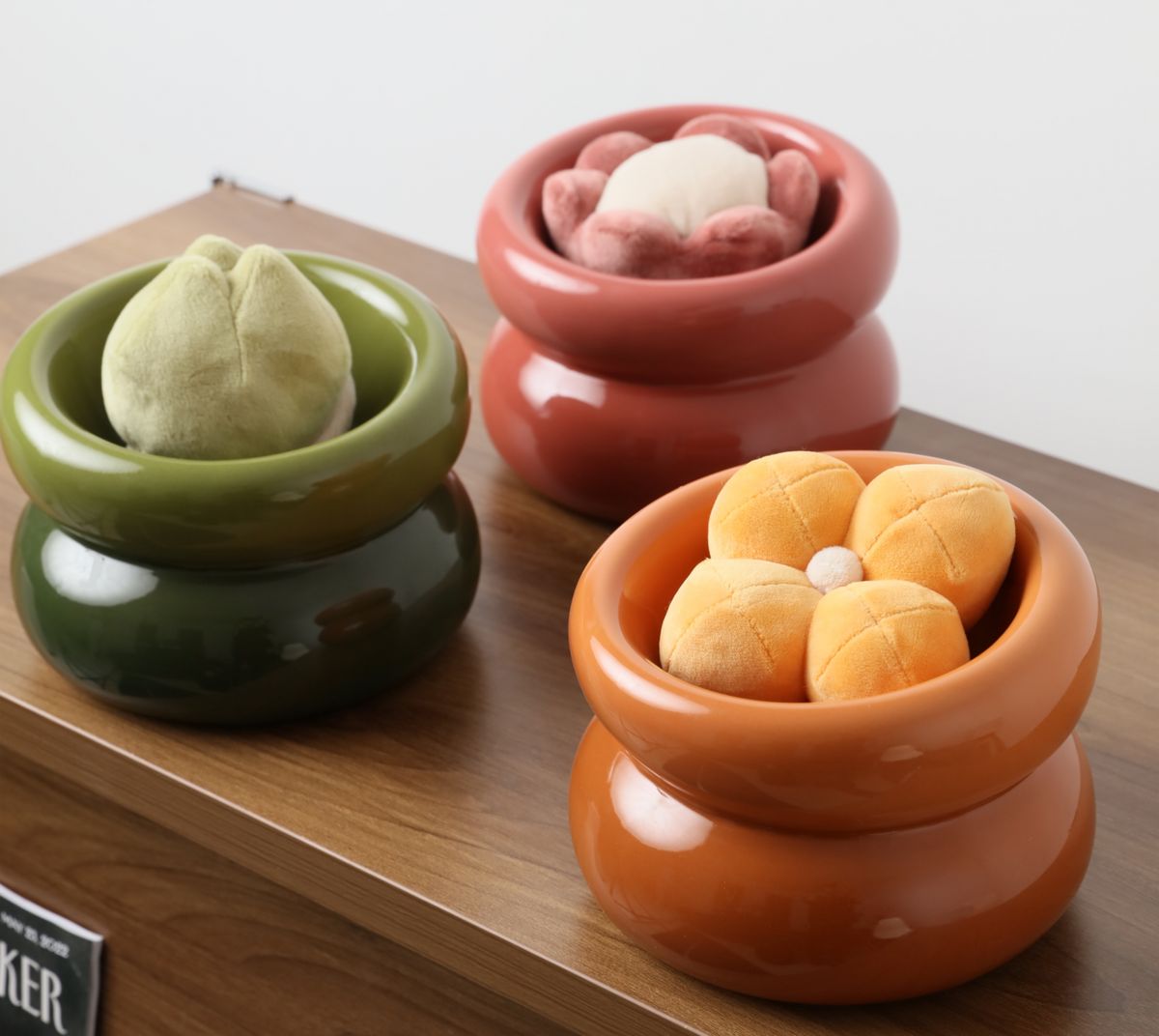 Soufflé Pet Bowl - Amber Orange