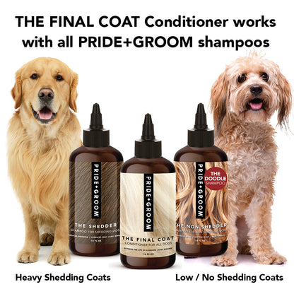 THE FINAL COAT Dog Conditioner — All-Natural, Vegan, Hypoallergenic Conditioner for a Soft, Shiny Coat