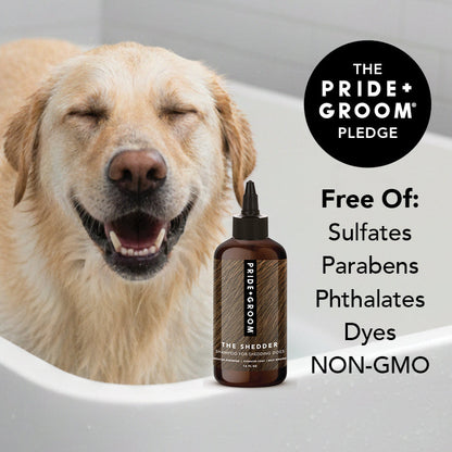 THE SHEDDER Dog Shampoo — Natural, Moisturizing De-Shedding Shampoo for Dogs Who Shed