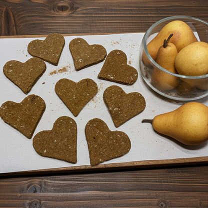 Pear-Fect Organic Dog Cookies