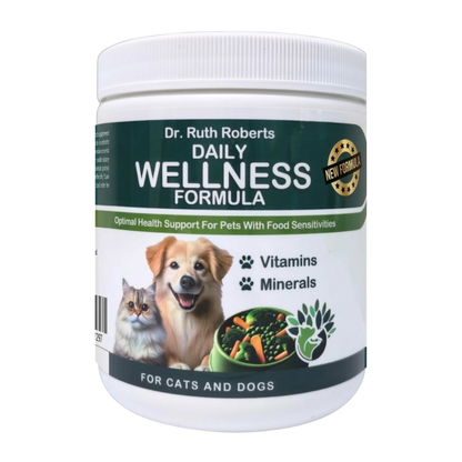 Daily Wellness Formula — Glandular-Free Multivitamin for Dogs & Cats with Beef, Pork, or Organ Sensitivities