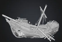 Pirate Ship Wreckage 1 - STL - Digital product