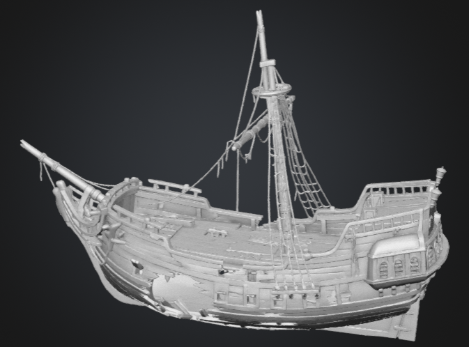 Pirate Ship Wreckage 2 - STL - Digital product
