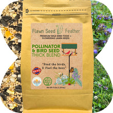 Pollinator & Wild Bird Seed Thick Bee Lawn Blend