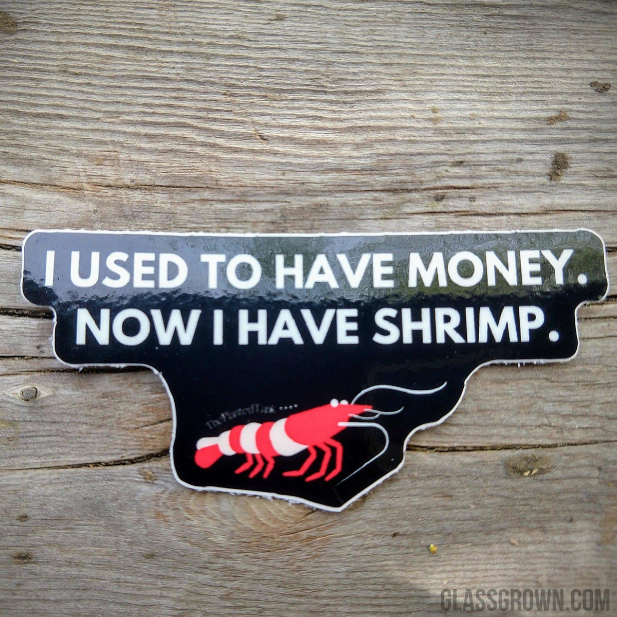 Red Cherry Shrimp Decal Sticker