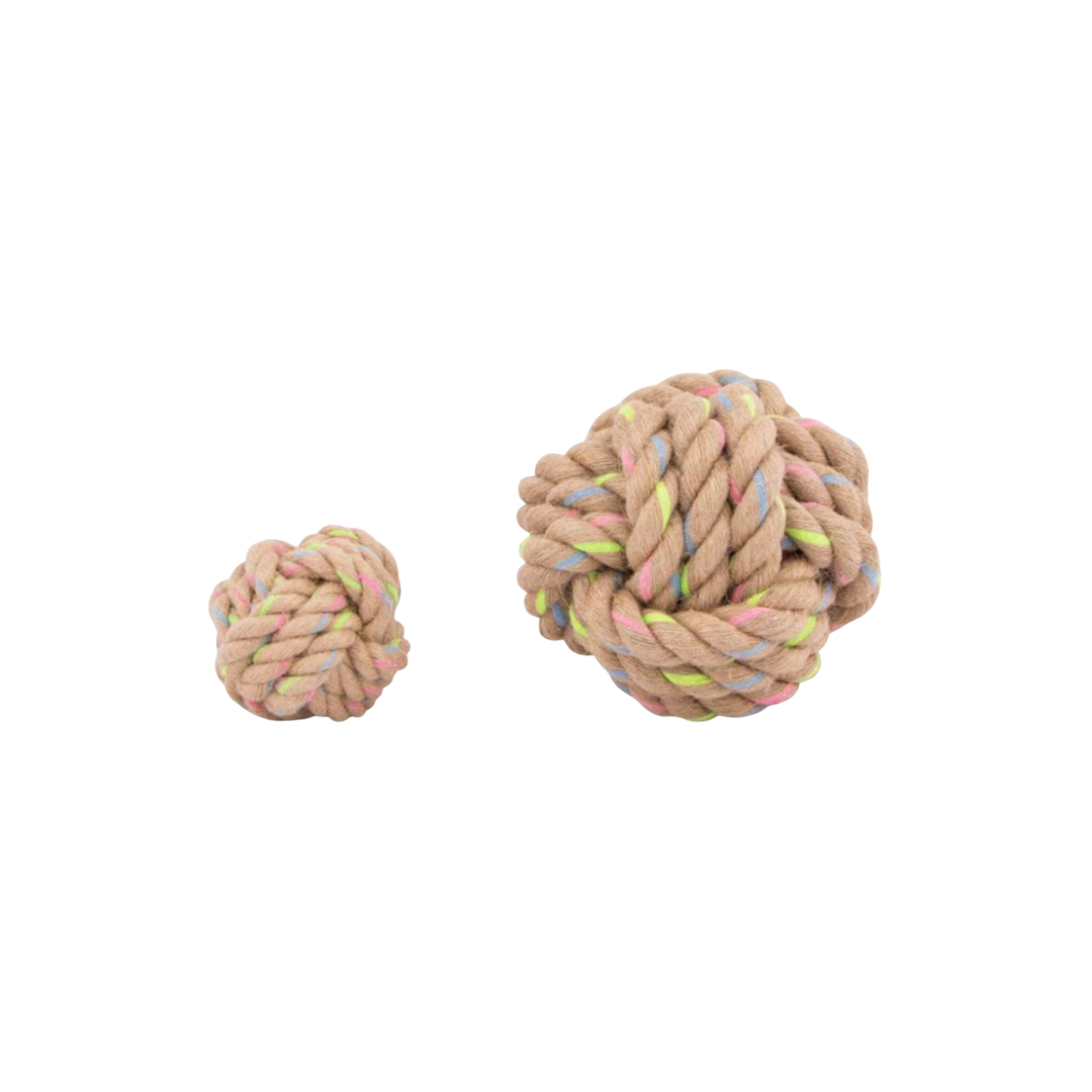 Rainbow Hemp Knot Ball