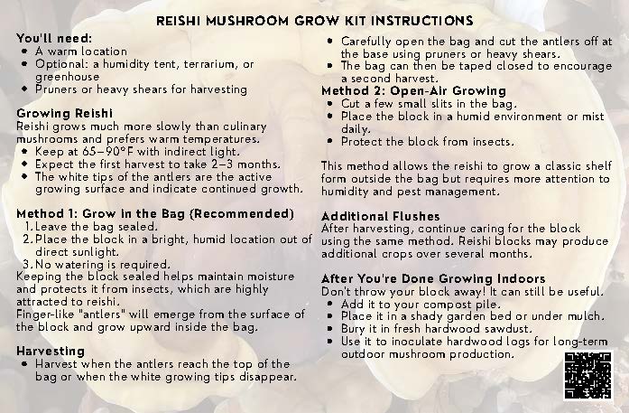 Reishi Mushroom Grow Kit