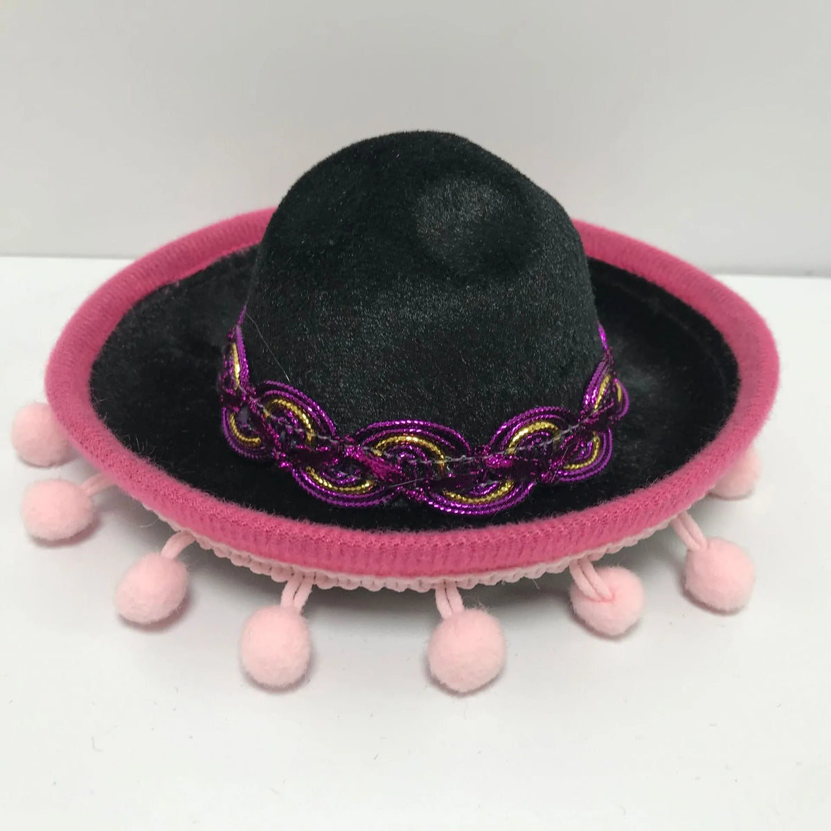 Mexican Mini Hat Headband Party Festival Pet Costume Cute Cat Dog Small Hat Adjustable Holiday Outfit Fun Halloween Birthday