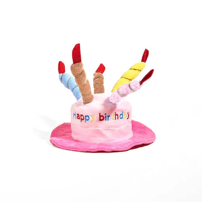 Pet candle-shaped hat, cute dog transformation hat, birthday cake hat, cat hat, pet costume clothing