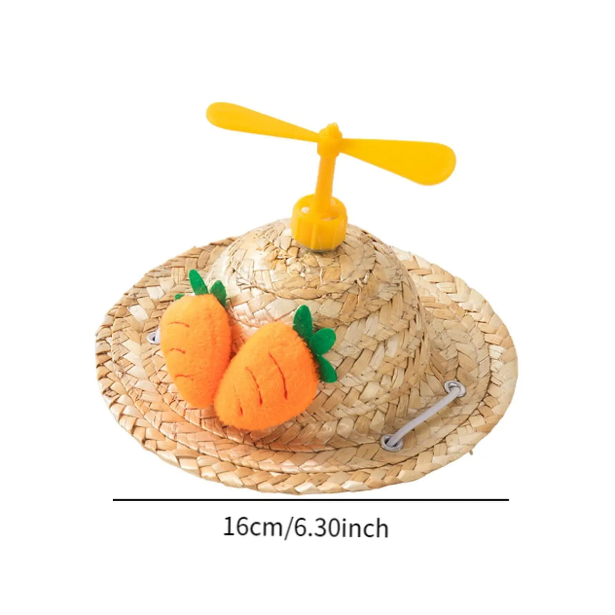 Pet Straw Hat Cute Party Dress up Adjustable Chin Strap Dog Hat Pets Accessory Pet Costume Hat for Outdoor Sports Summer Walking