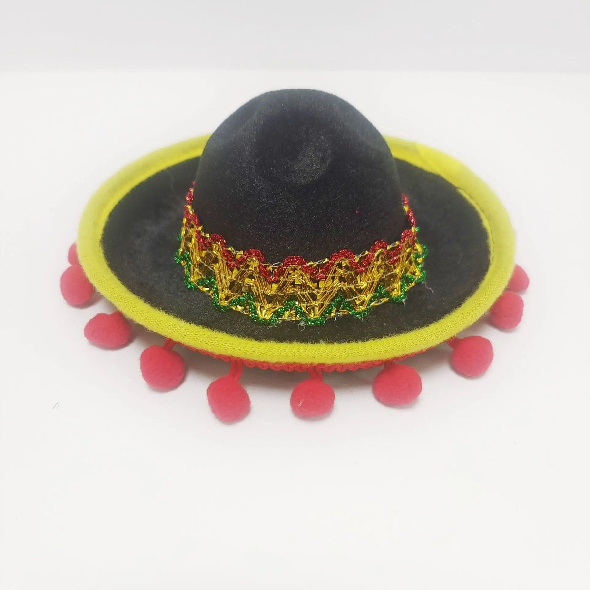 Mexican Mini Hat Headband Party Festival Pet Costume Cute Cat Dog Small Hat Adjustable Holiday Outfit Fun Halloween Birthday