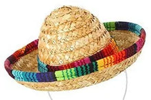 Mexican Mini Hat Headband Party Festival Pet Costume Cute Cat Dog Small Hat Adjustable Holiday Outfit Fun Halloween Birthday