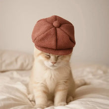 Pet Costume Accessories Retro Dog Beret Hat Adjustable Universal Pet Headgear Cat Gentleman's Hat Pet Dress Up Cap Photo Shoot