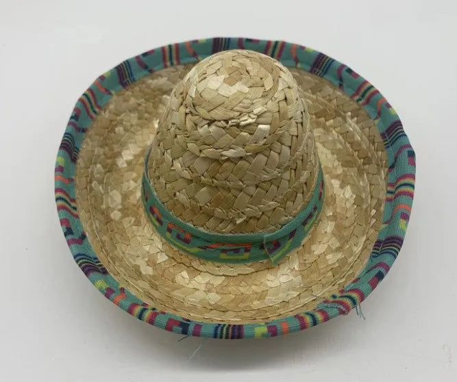 Mexican Mini Hat Headband Party Festival Pet Costume Cute Cat Dog Small Hat Adjustable Holiday Outfit Fun Halloween Birthday