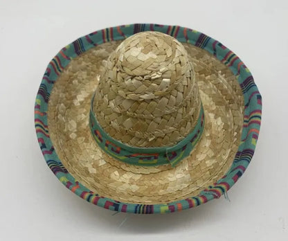 Mexican Mini Hat Headband Party Festival Pet Costume Cute Cat Dog Small Hat Adjustable Holiday Outfit Fun Halloween Birthday