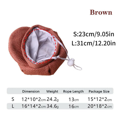 Universal Pet Dress Up Retro Pet Beret Adjustable Pet Costume Accessory Cat Dog Gentleman's Hat Pet Peaked Cap Cat&Dog